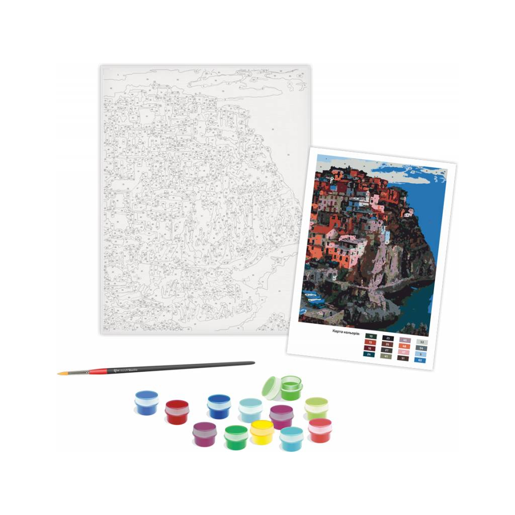 Картина по номерам Rosa Start Італія м. Манарола 35х45 см (4823098512691) - изображение 3