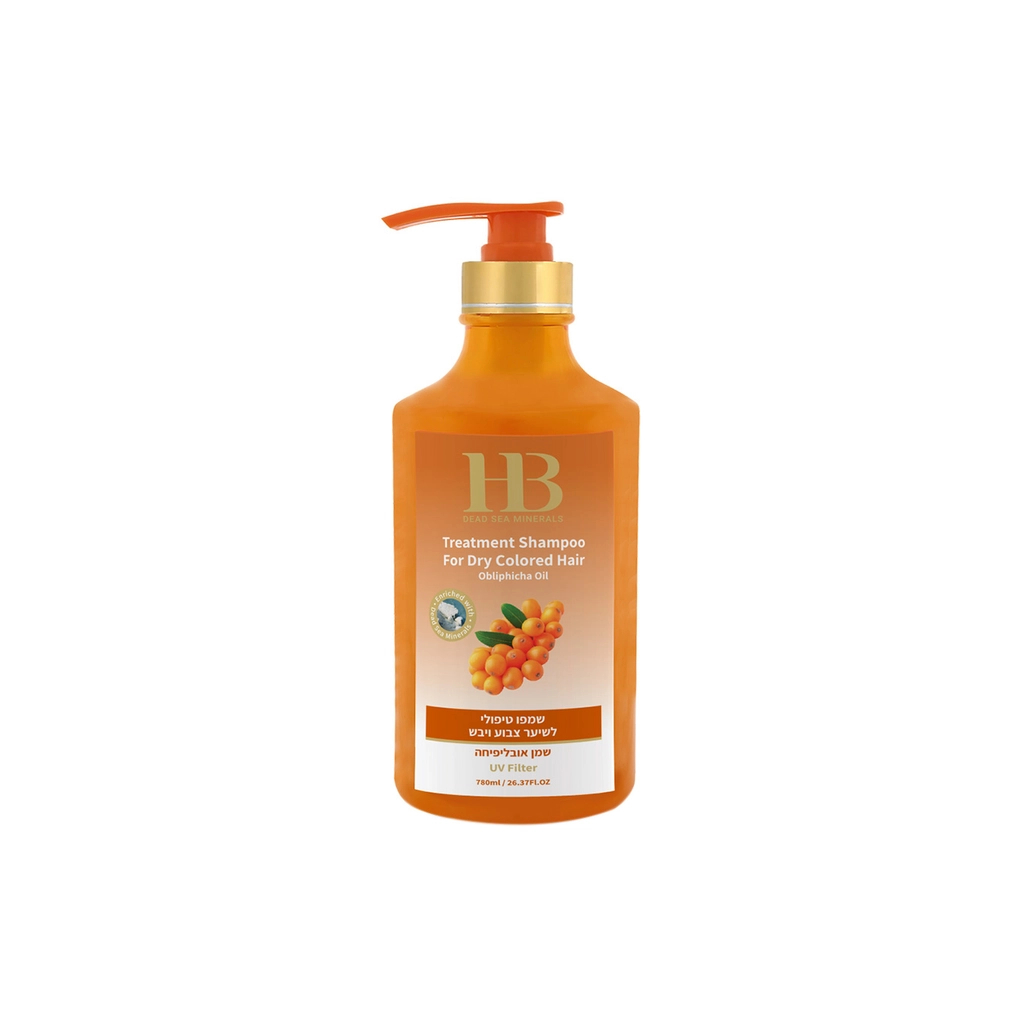 Шампунь Health and Beauty Для сухого і фарбованого волосся з олією обліпихи 780 мл (7290012326271) - зображення 1