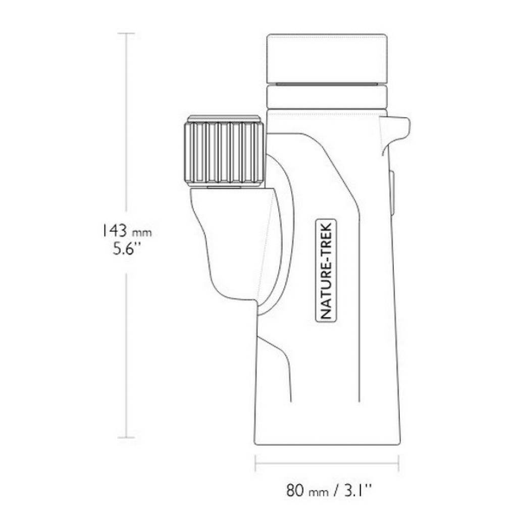 Монокуляр Hawke Nature Trek 10x42 Green (925848) - зображення 3