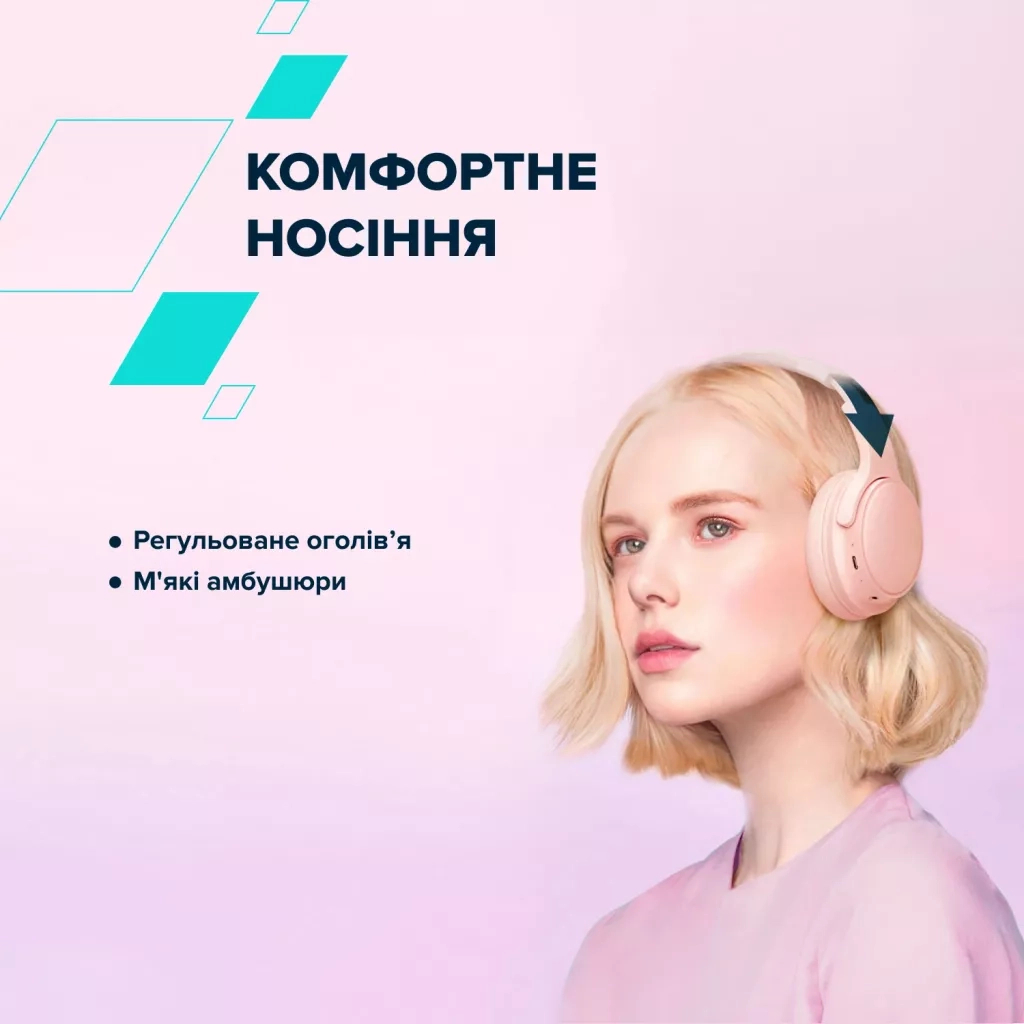 Навушники Canyon OnRiff 4 Bluetooth Pink (CNS-CBTHS4P) - изображение 5