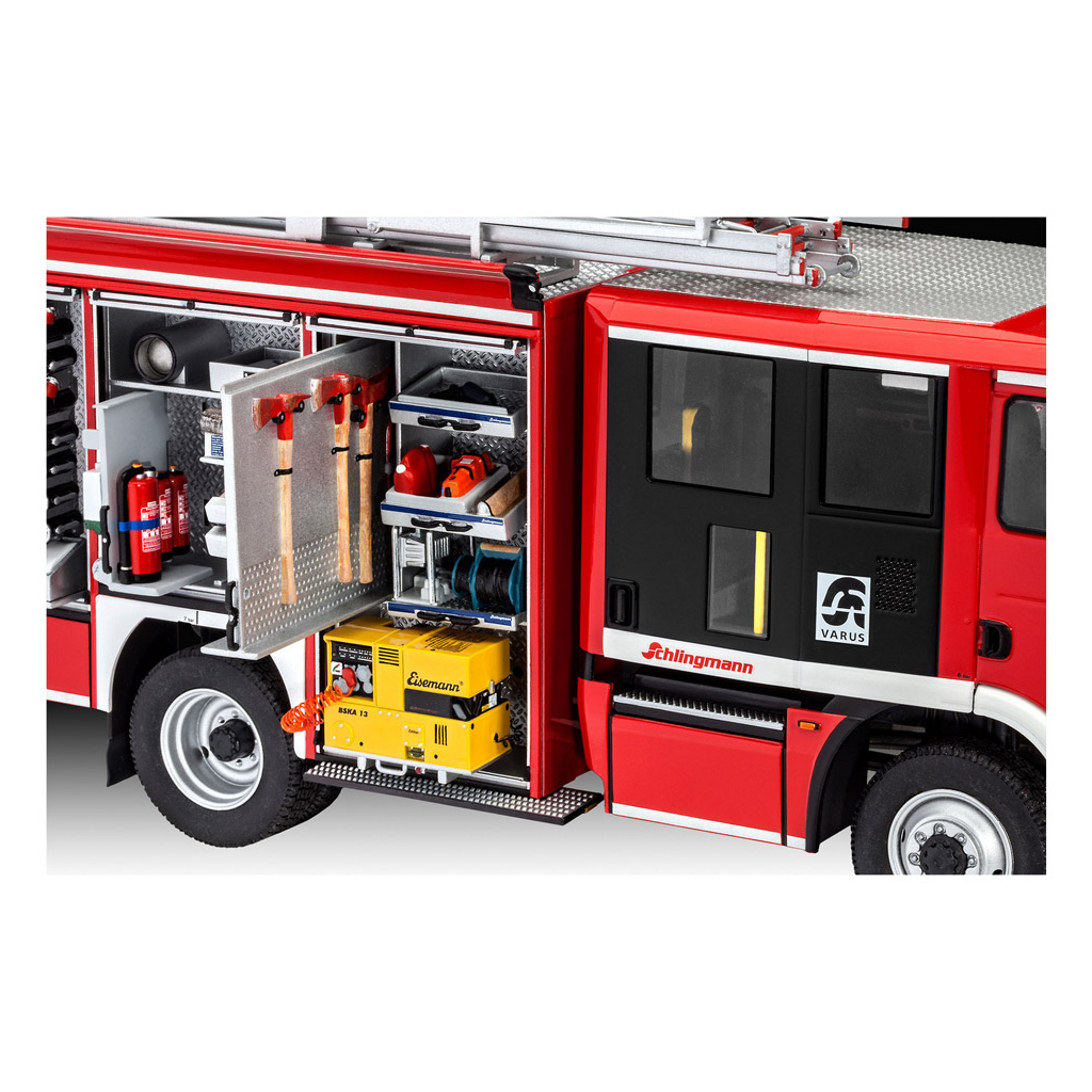 Збірна модель Revell Пожежна машина VARUS 4x4 рівень 4 масштаб 1:24 (RVL-07452) - зображення 8