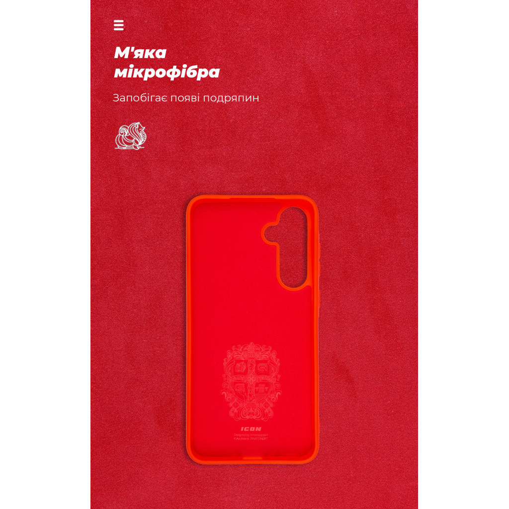 Чохол до мобільного телефона Armorstandart ICON Case Samsung A35 5G (A356) Red (ARM74321) - зображення 4