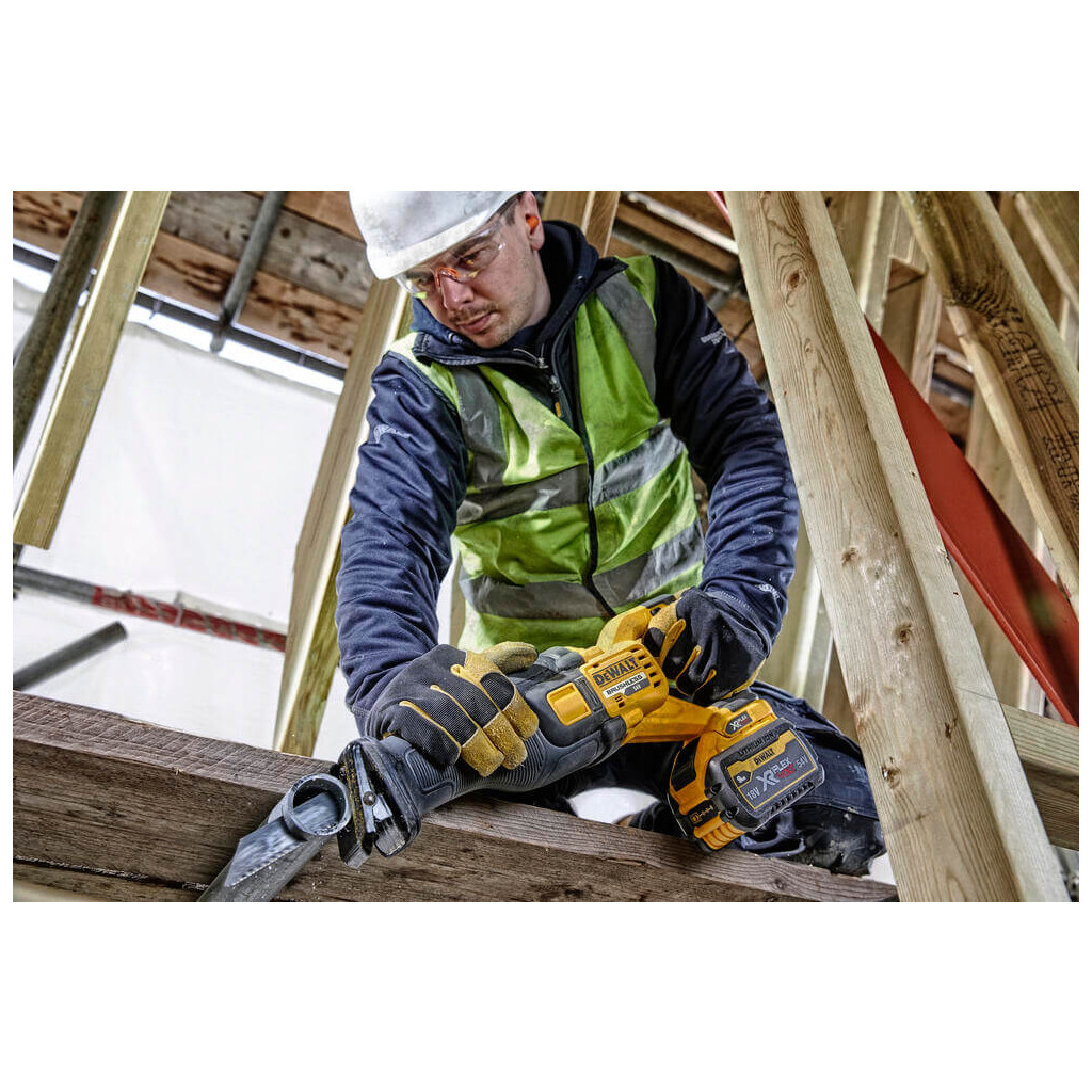 Шабельна пила DeWALT 54В XR FLEXVOLT Li-lon, 0 - 3000 ход/хв, 3.54 кг, TSTAK (без АКБ та ЗП) (DCS389NT) - изображение 9