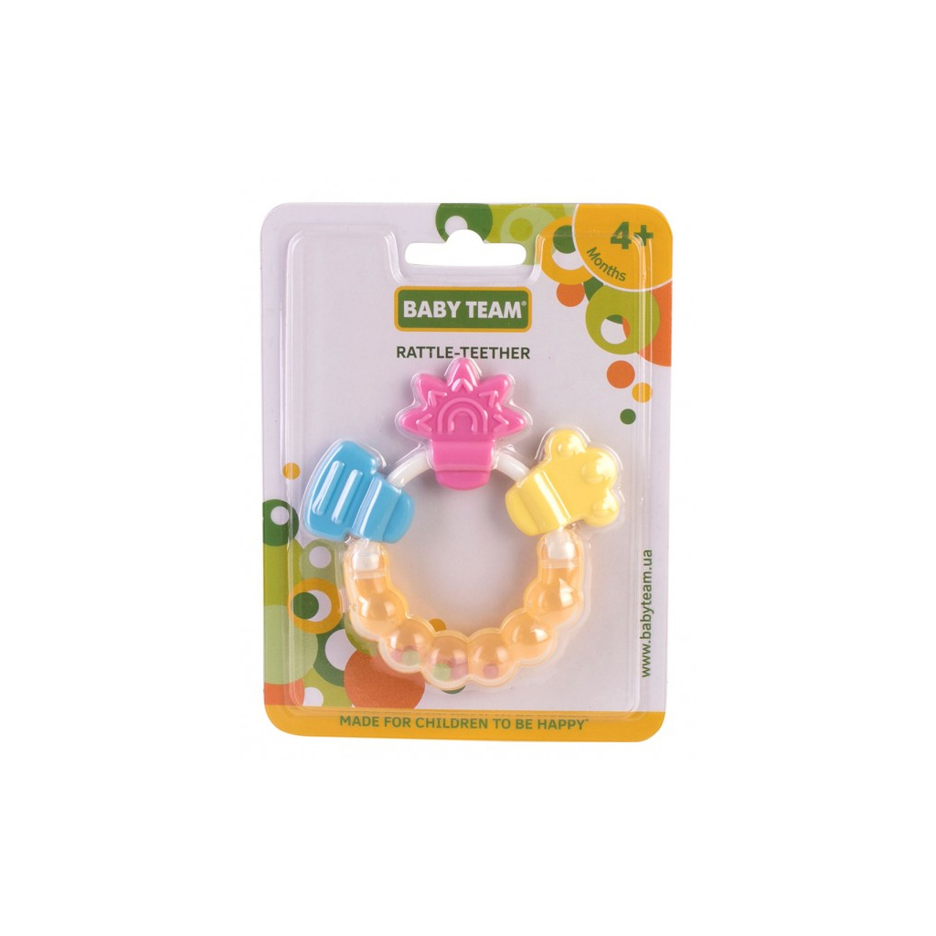 Прорізувач Baby Team Брязкальце Квіточка (8410) - зображення 2