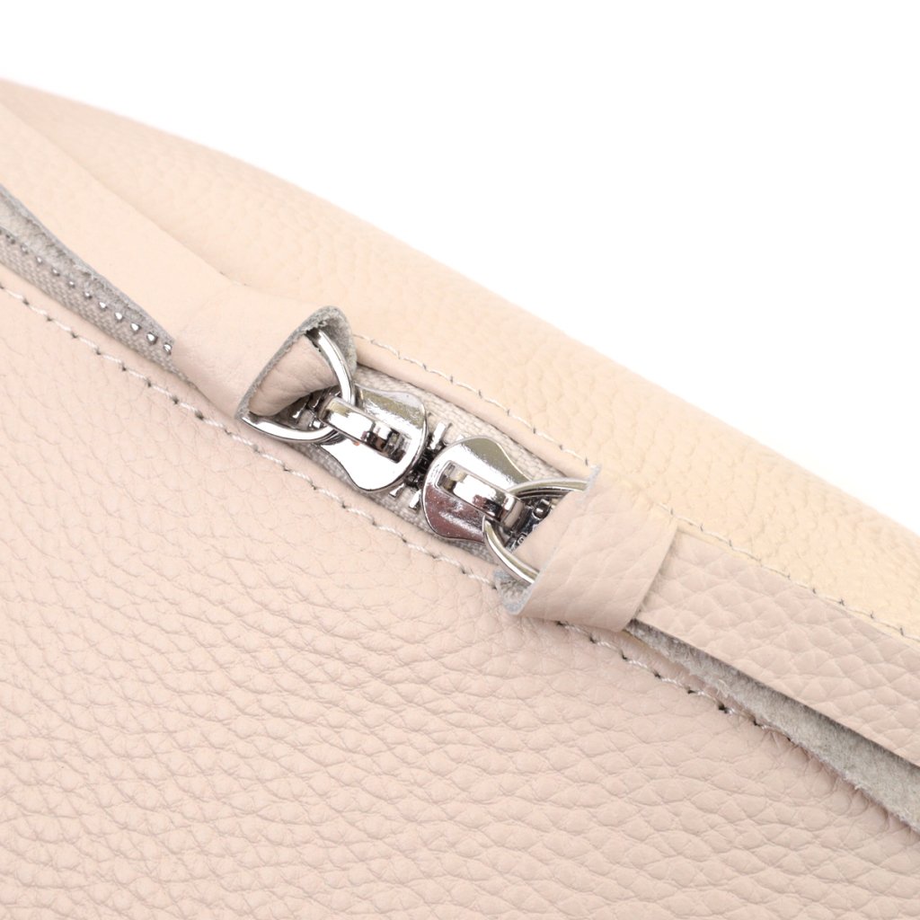 Сумка Vintage Шкіряна жіноча через плече з міні гаманцем Біла (22664) - зображення 7