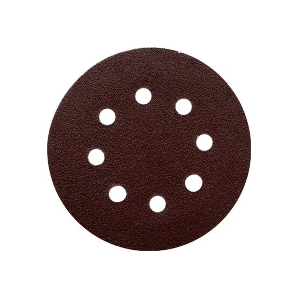 Круг зачистний Зеніт 125 мм з отворами під пиловивід (10 шт.) Р60 (12500060) - зображення 1