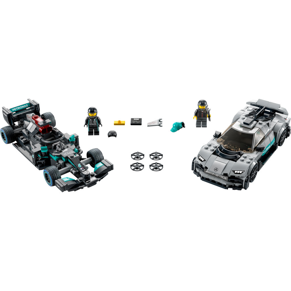 Конструктор LEGO Speed Champions Mercedes-AMG F1 W12 E Performance та Mercedes-AMG Project One 564 деталі (76909) - зображення 6