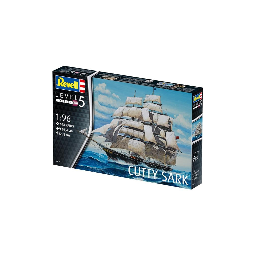 Збірна модель Revell Кліпер "Катті Сарк" рівень 5 масштаб 1:96 (RVL-05422) - зображення 1