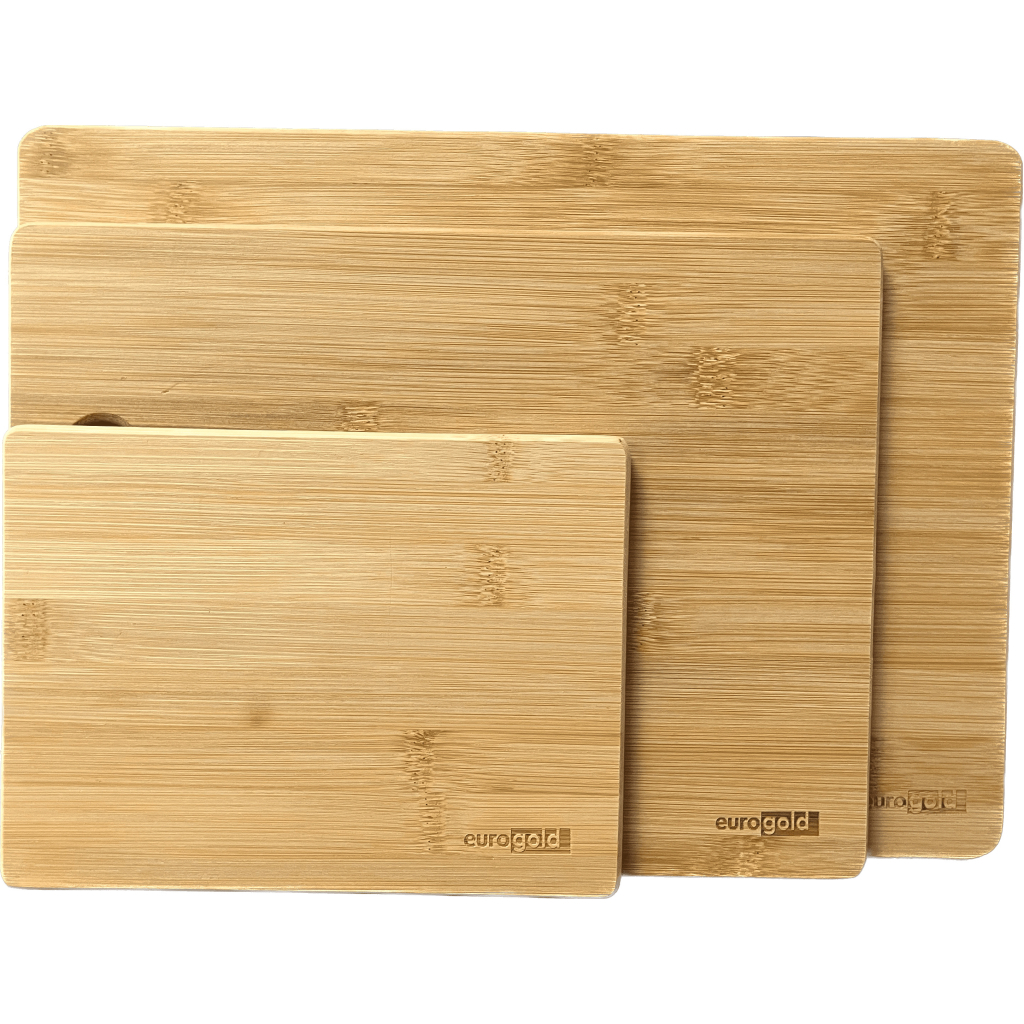 Дошка для нарізання Eurogold бамбук 20 х 15 х 1 набір 7108200019 (ЕГ-7108200019) - зображення 2