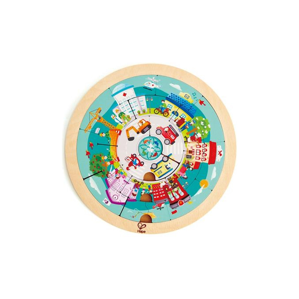 Пазл Hape дерев'яний Місто професій (E1624) - зображення 5