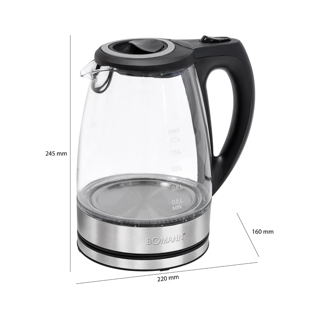 Електрочайник Bomann WKS 6032 G CB (WKS6032GCB) - зображення 3