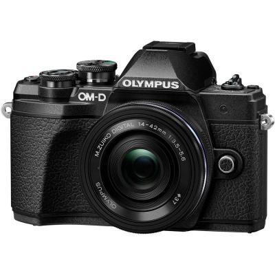 Цифровий фотоапарат Olympus E-M10 mark III Pancake Zoom 14-42 mm Kit black (V207072BE000) - зображення 1