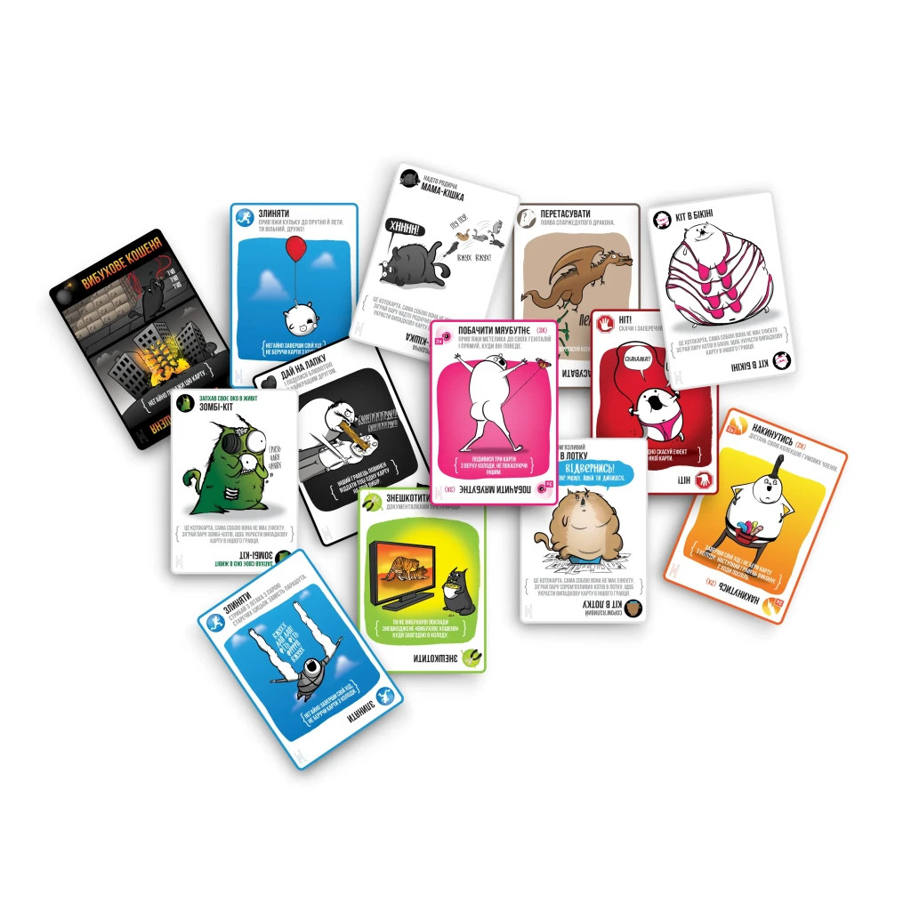 Настільна гра 18+ Rozum Вибухові кошенята: доросла версія 18+ (810083046389) - зображення 3