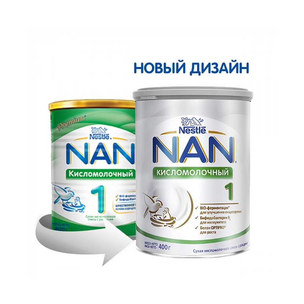 Дитяча суміш Nestle NAN 1 Кисломолочний з народження 400 г (7613031583362) - зображення 5
