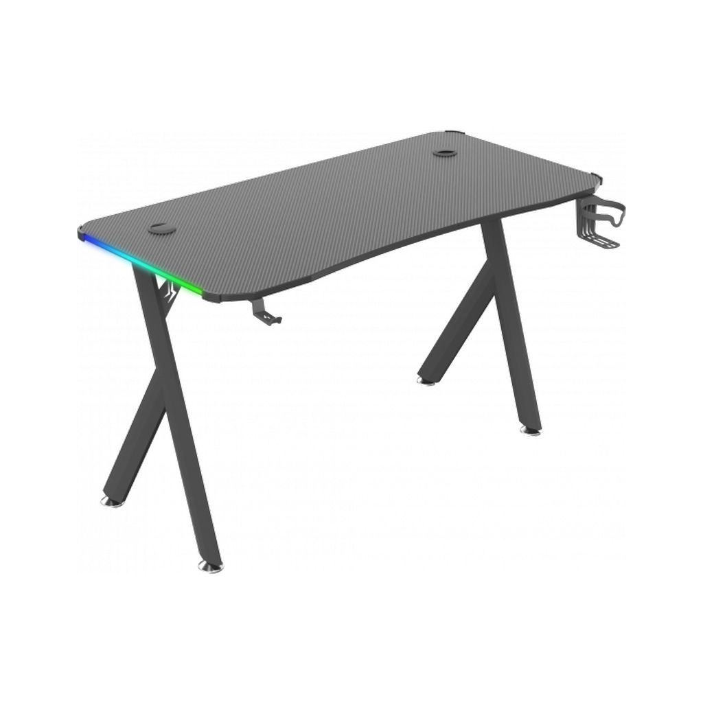 Комп'ютерний стіл GT Racer T-1224 Black (T-1224 (120x60x73) Black) - зображення 1