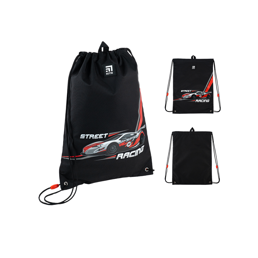 Сумка для взуття Kite Racing Чорна (K24-600M-2) - зображення 1
