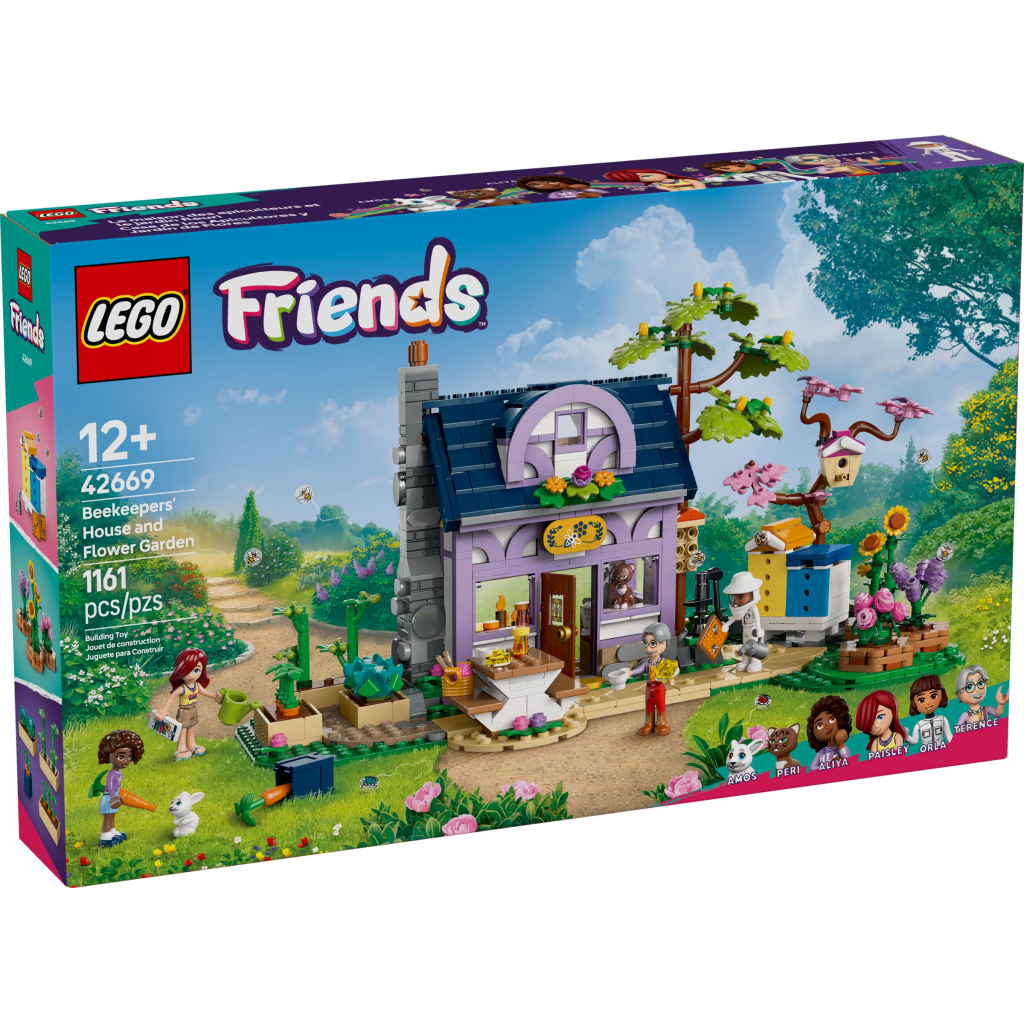 Конструктор LEGO Friends Будиночок і квітник бджолярів (42669) - зображення 1