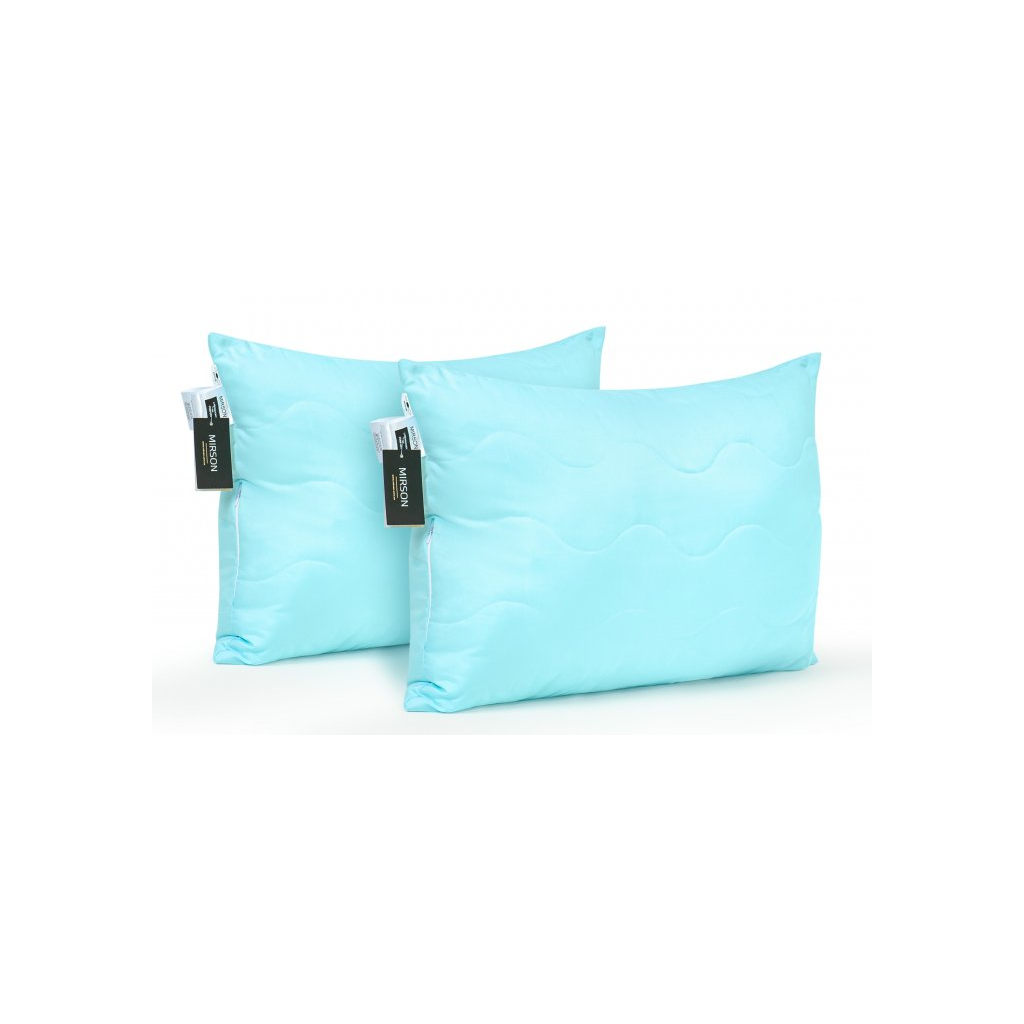 Ковдра MirSon Набір BamBoo №1685 Eco Light Blue Ковдра 200х220 + подушки 2 (2200002655804) - зображення 5