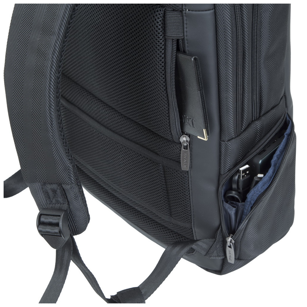 Рюкзак для ноутбука RivaCase 15.6" 8165 Black (8165Black) - зображення 9