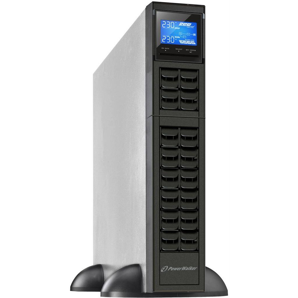Пристрій безперебійного живлення PowerWalker VFI 2000 CRM LCD Rack/Tower (10122001) - зображення 2