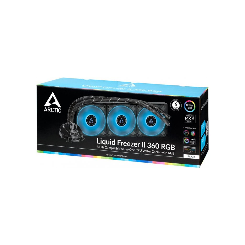 Система рідинного охолодження Arctic Liquid Freezer II 360 RGB (ACFRE00100A) - зображення 8