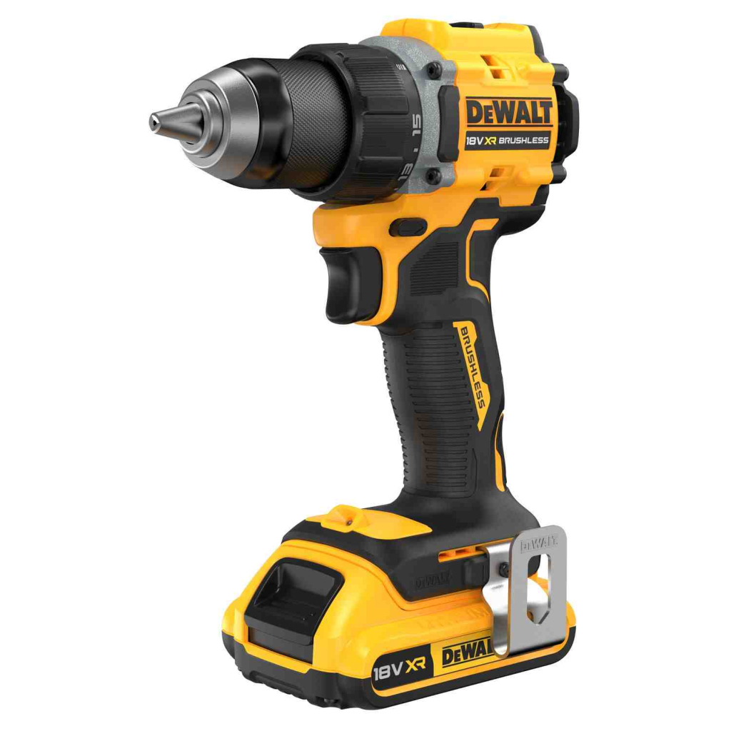 Шуруповерт DeWALT XR Li-Ion 18V, 2x2Ah, 74 Нм, 0-450/0-1650 об/хв, 1.12 кг, TSTAK (DCD794D2T) - зображення 1