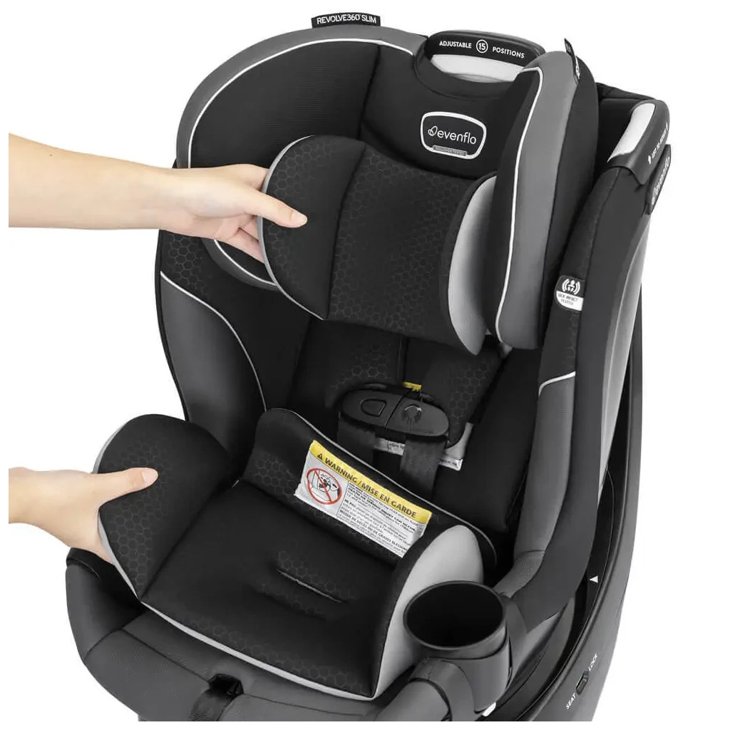 Автокрісло Evenflo Revolve 360 Slim (1,8 до 29,5 кг) Canton Black (032884203567) - зображення 10