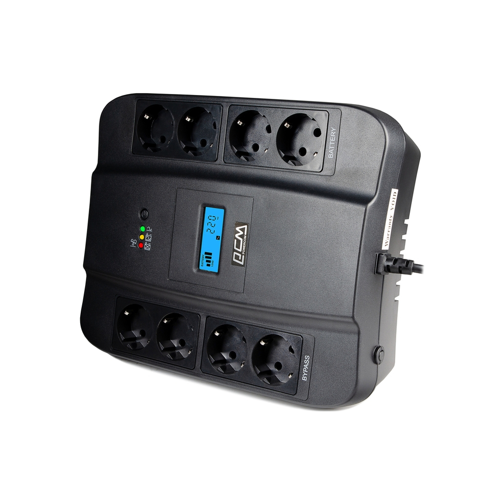 Пристрій безперебійного живлення Powercom SPD-900U Schuko - зображення 2