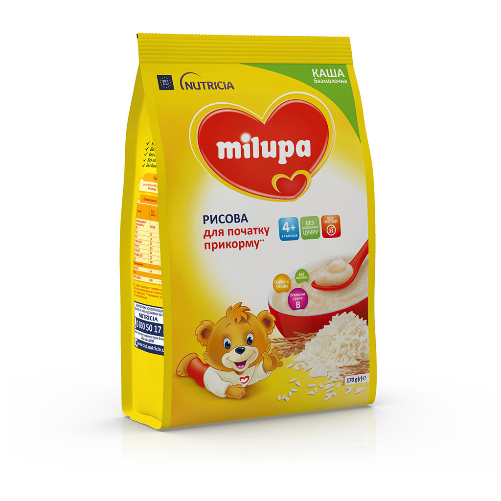 Дитяча каша Milupa Рисова молочна 170 г (5900852930058) - изображение 6