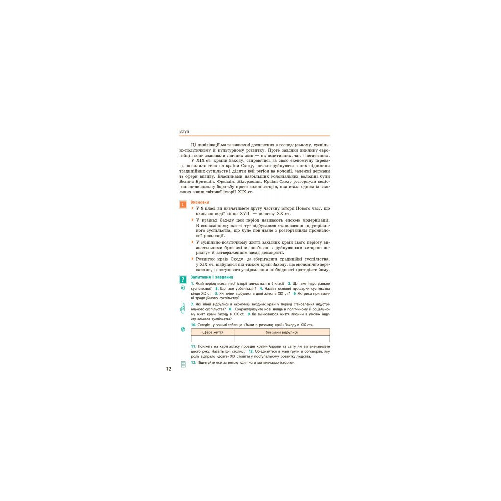 Підручник Всесвітня історія. 9 клас. Для ЗНЗ - О.В. Гісем, О.О. Мартинюк Ранок (9786170933683) - зображення 11