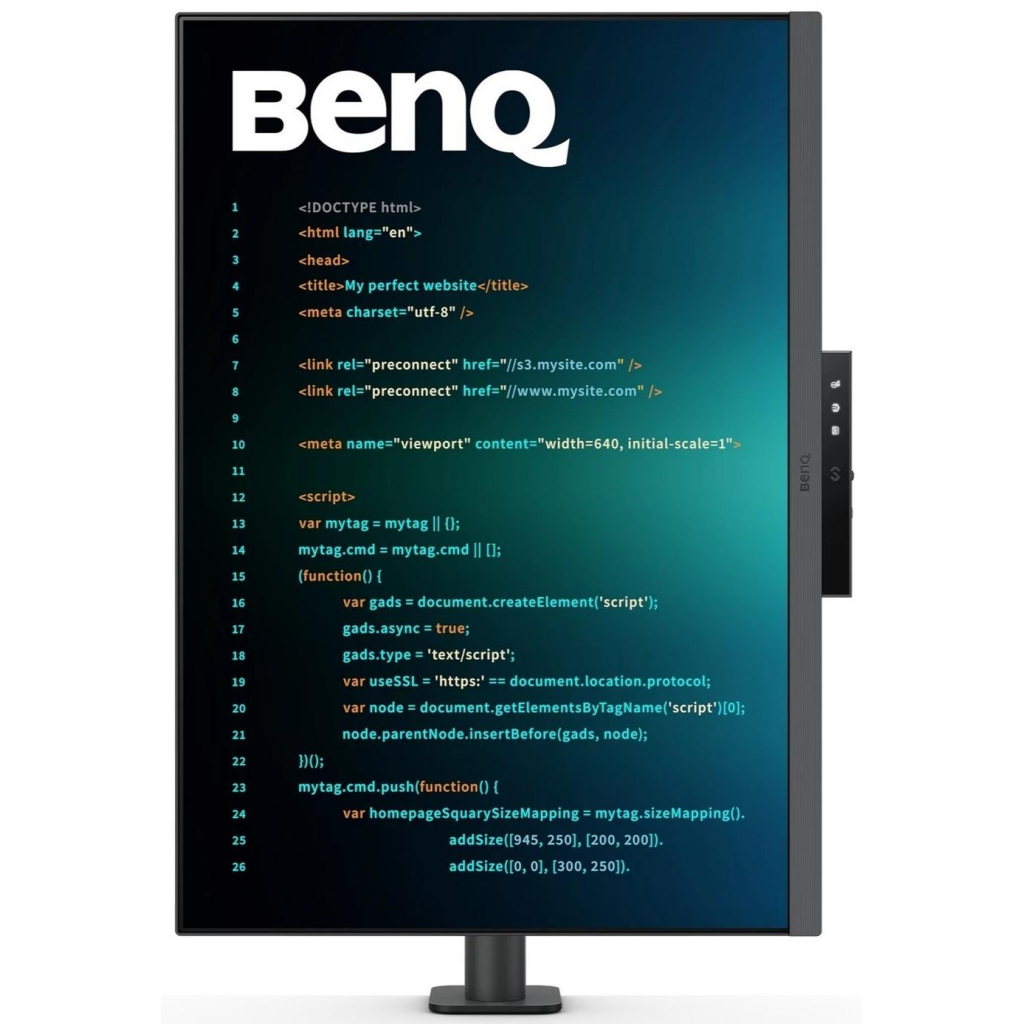 Монітор BenQ RD280UA METALLIC GREY - зображення 2