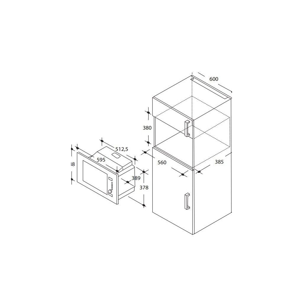 Мікрохвильова піч Rosieres RMG 28 DFIN - зображення 2