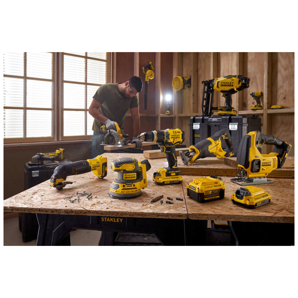 Шліфувальна машина Stanley FatMax полірувальна, V20 18В, підошва 254 мм, 2.800 об/хв (без АКБ та ЗП) (SFMCE100B) - зображення 5