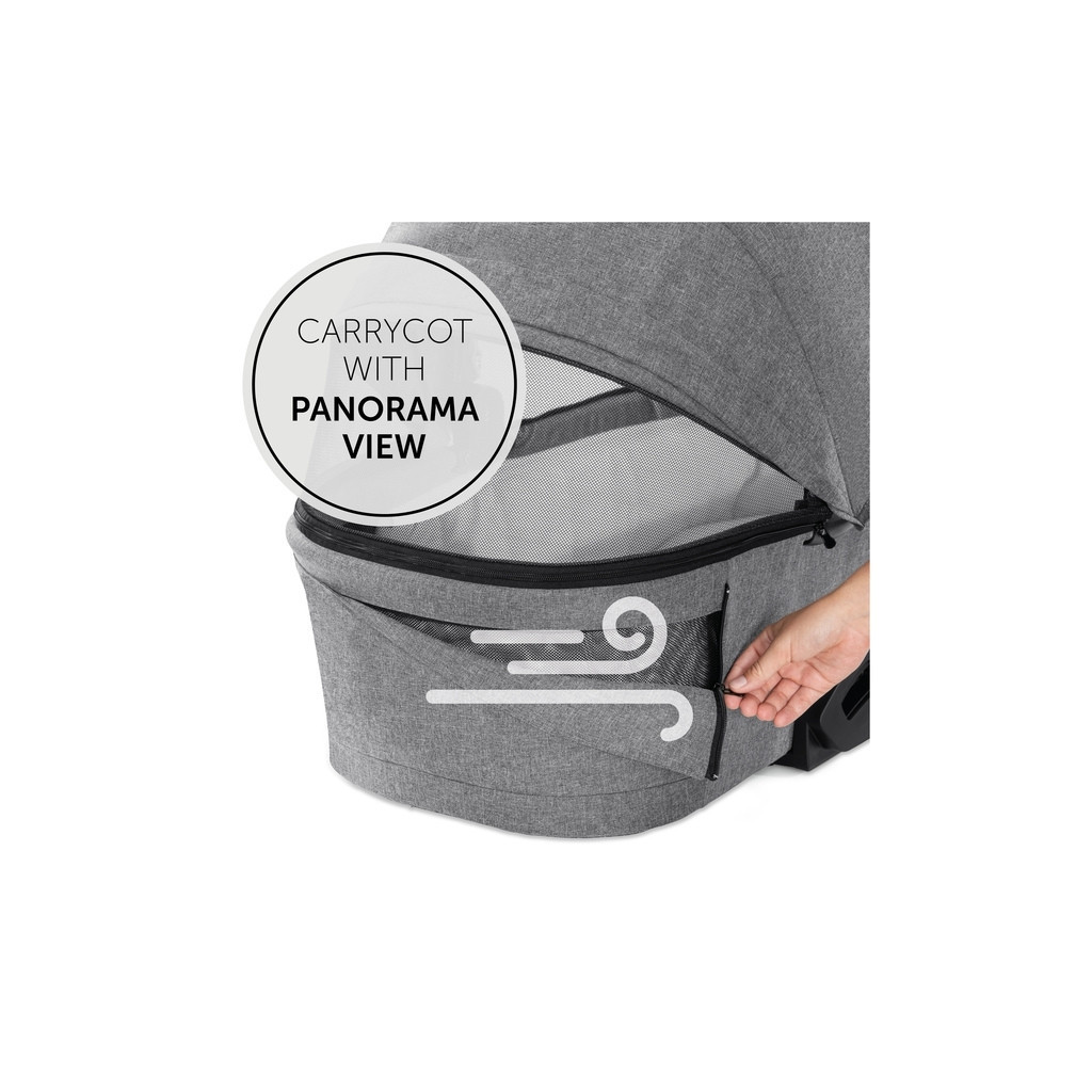 Коляска Hauck 2 в 1 Vision X Set (Melange Grey) (16525-6) - зображення 10