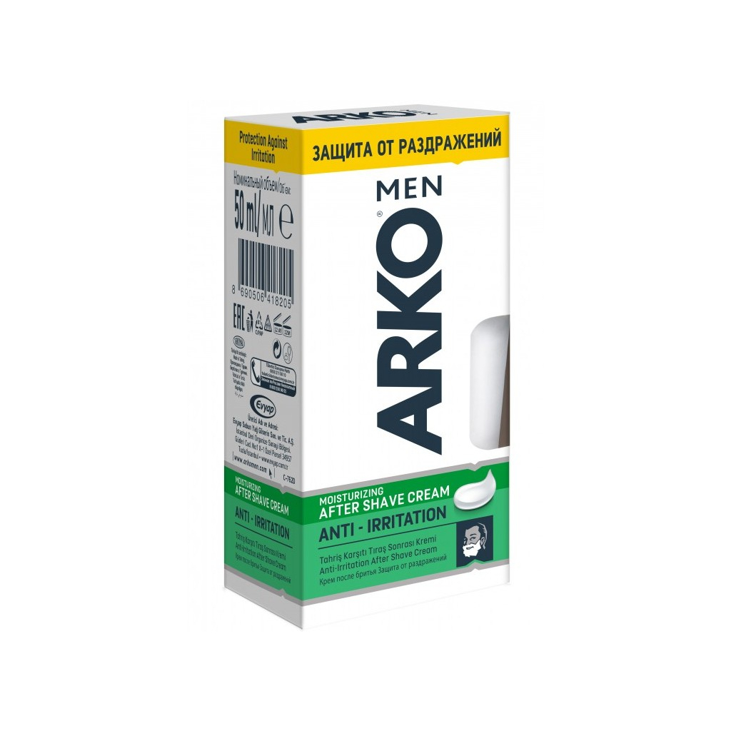 Крем після гоління ARKO Anti-Irritation 50 мл (8690506486310) - зображення 1