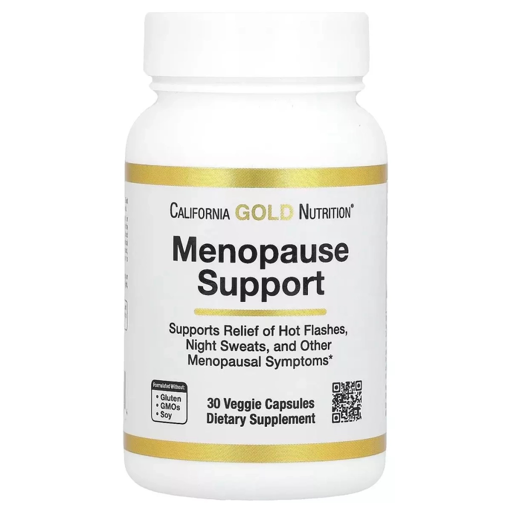 Вітамінно-мінеральний комплекс California Gold Nutrition Підтримка під час менопаузи, Menopause Support, 30 вегетеріанс (CGN-02061) - зображення 1