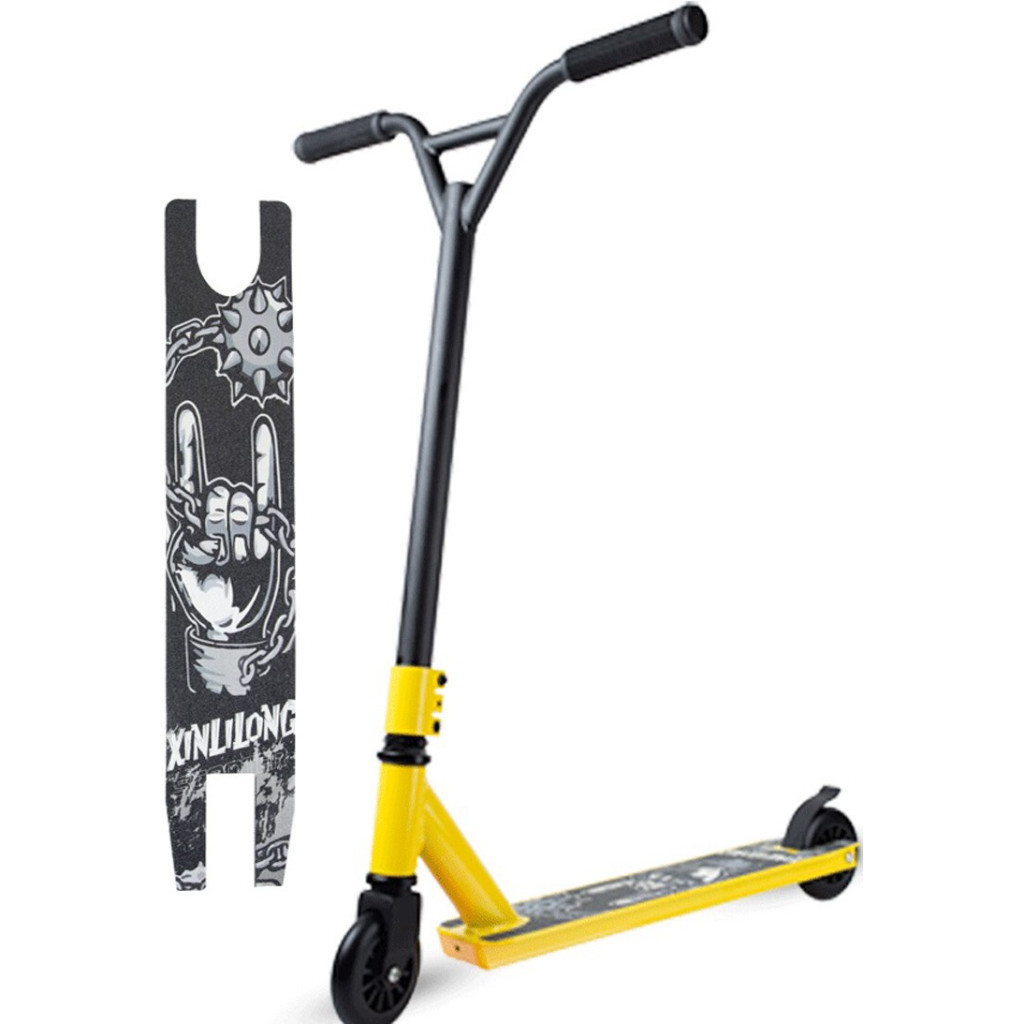 Самокат Chigo Xinglilong 16A Yellow трюковий (787879) - зображення 2