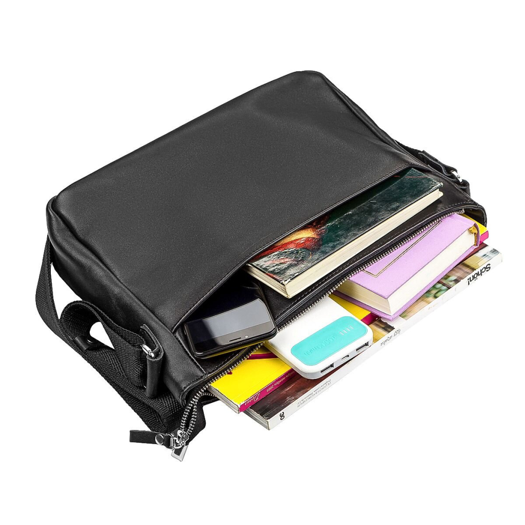 Сумка Shvigel Шкіряна Чорна (00858) - зображення 5