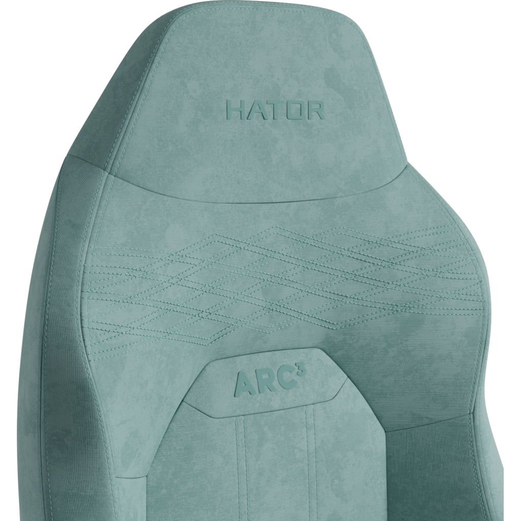 Крісло ігрове Hator Arc 3 S Velour Turquoise (HTC3443S) - зображення 9