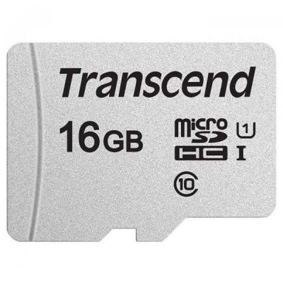 Карта пам'яті Transcend 16GB microSDHC class 10 UHS-I U1 (TS16GUSD300S-A) - зображення 2