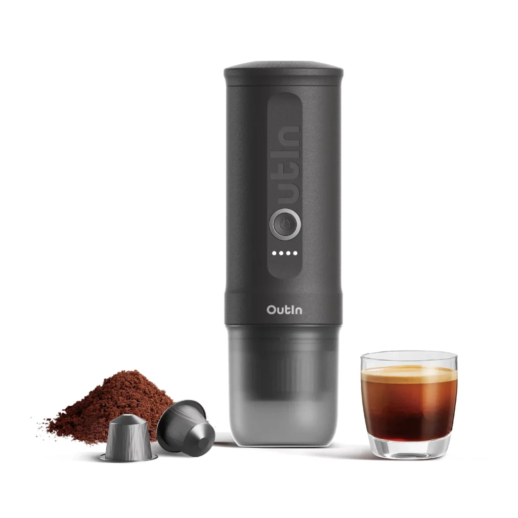 Кавоварка кемпінгова Outin Nano Espresso Machine OTEM-01 Space Grey (OTEM-01-SG) - изображение 5