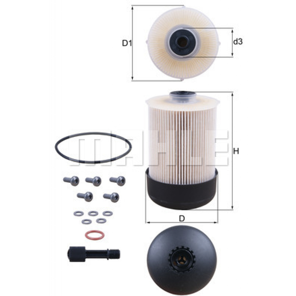 Фільтр паливний Mahle KX338/22D - зображення 1