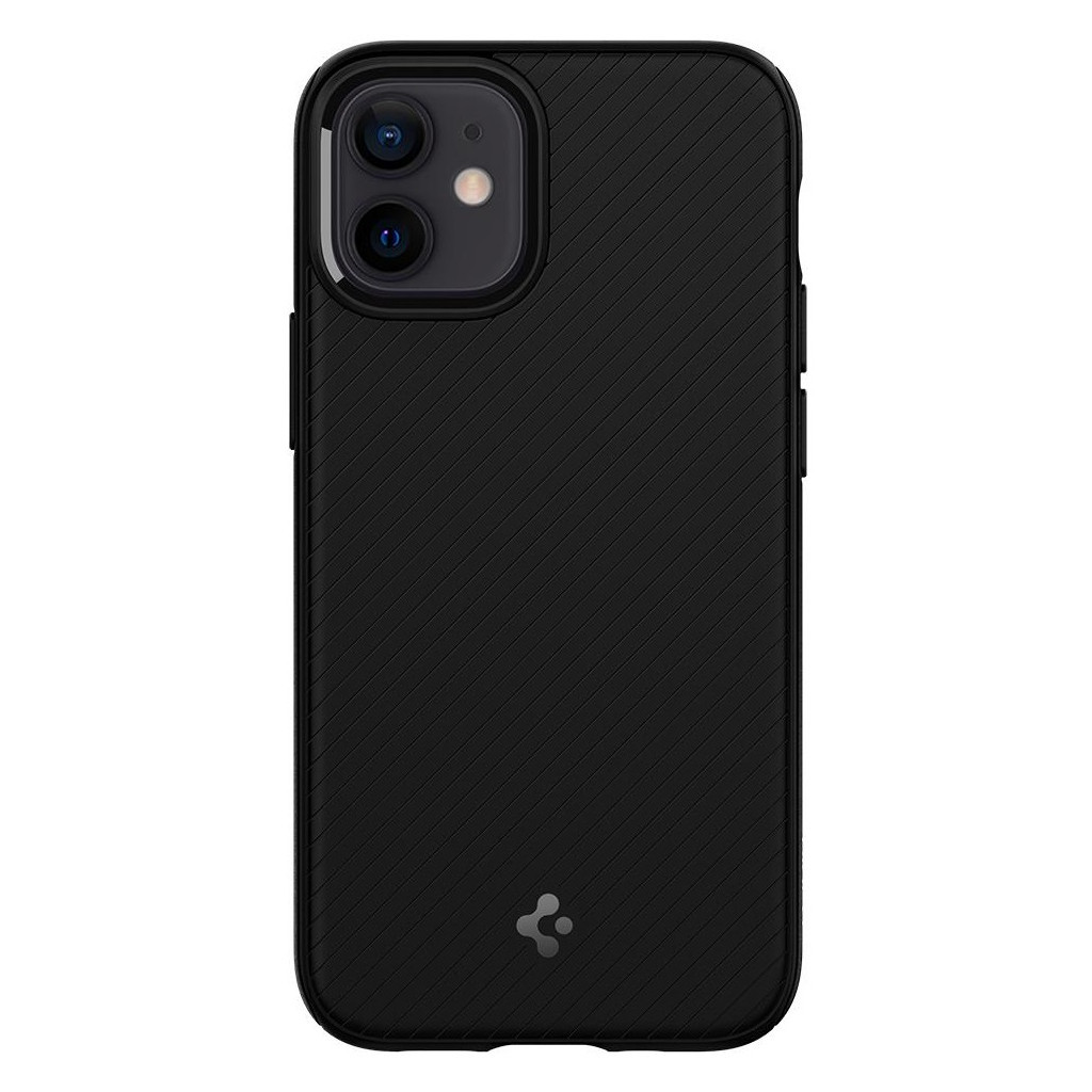 Чохол до мобільного телефона Spigen Apple iPhone 12 Mini Mag Armor, Black (ACS01866) - зображення 1