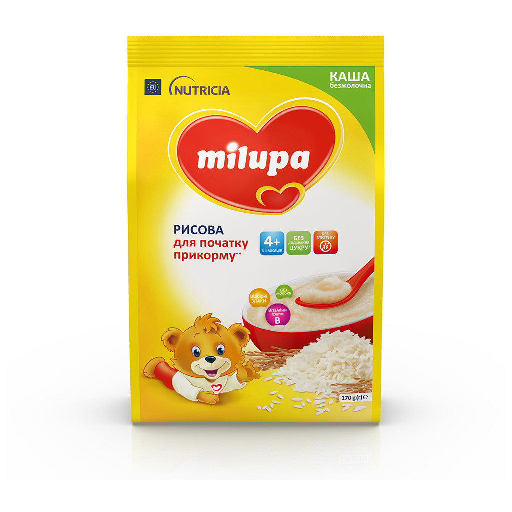 Дитяча каша Milupa Рисова молочна 170 г (5900852930058) - изображение 10