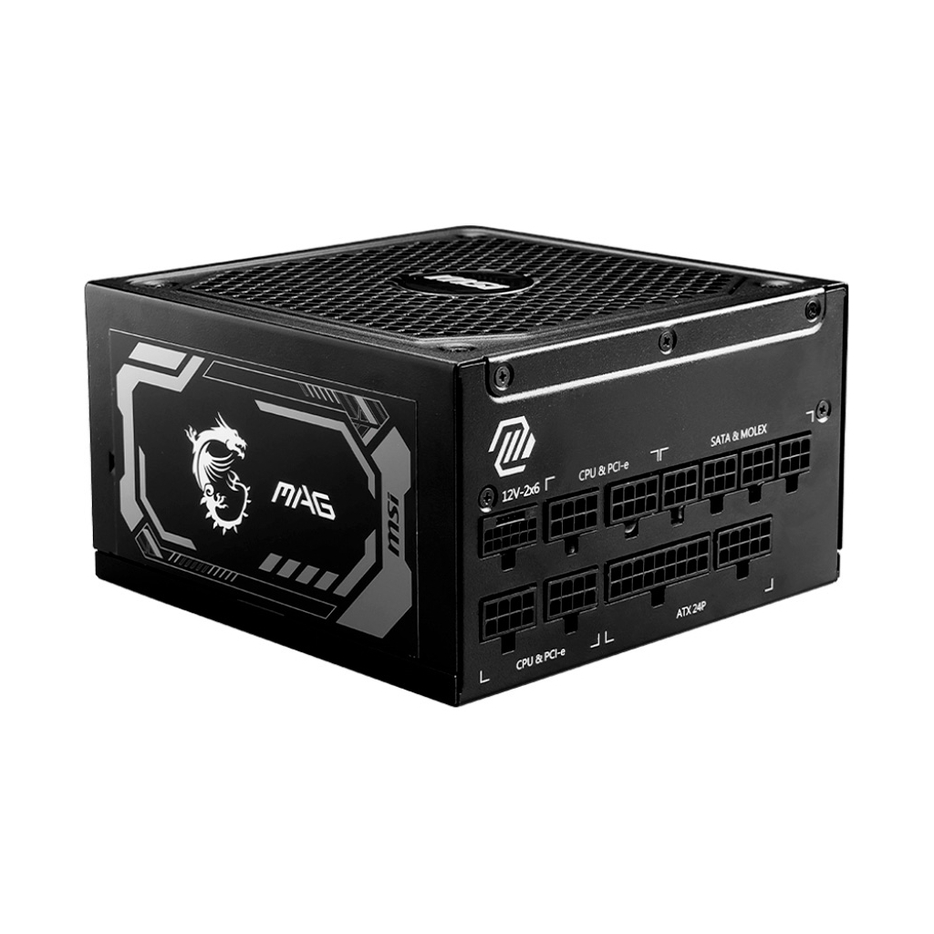 Блок живлення MSI 1000W (MAG A1000GL PCIE5) - зображення 1