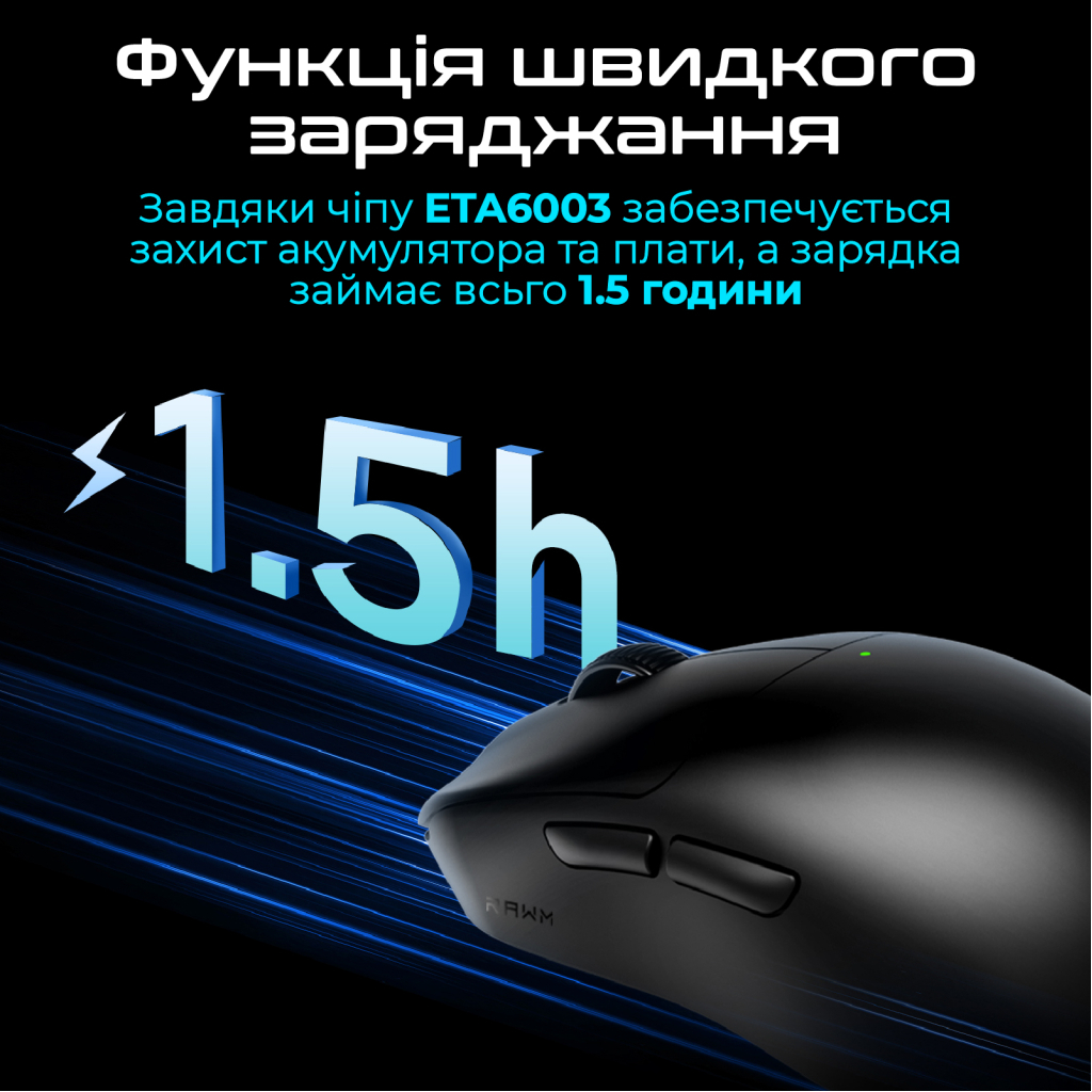 Мишка RAWM ES21Pro Wireless White (ES21PRO.white) - зображення 5