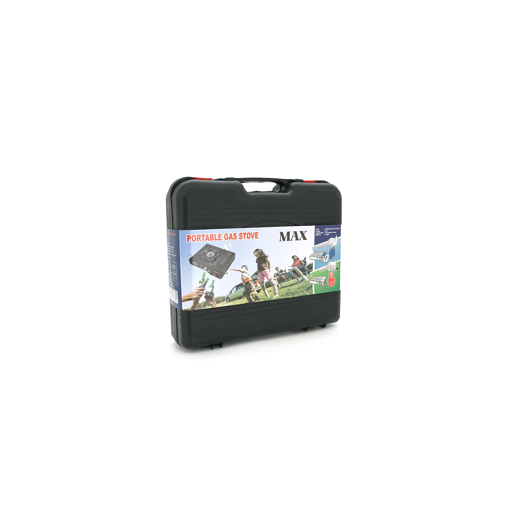 Портативна газова плитка Voltronic MAX-664 під газові балони бутан та пропан-бутан (MAX-66) - зображення 2
