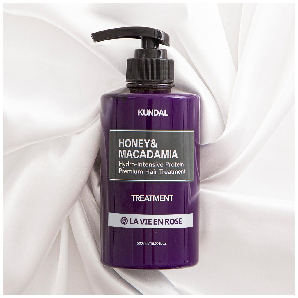 Маска для волосся Kundal Honey & Macadamia Protein Hair Treatment La Vie En Rose 500 мл (8809693251728) - зображення 2