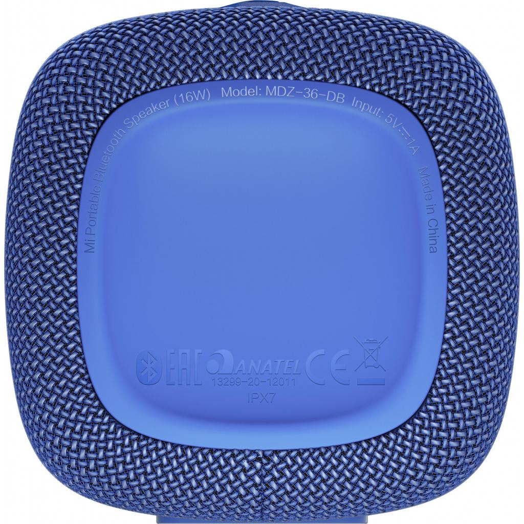 Акустична система Xiaomi Mi Portable Bluetooth Spearker 16W Blue - зображення 7