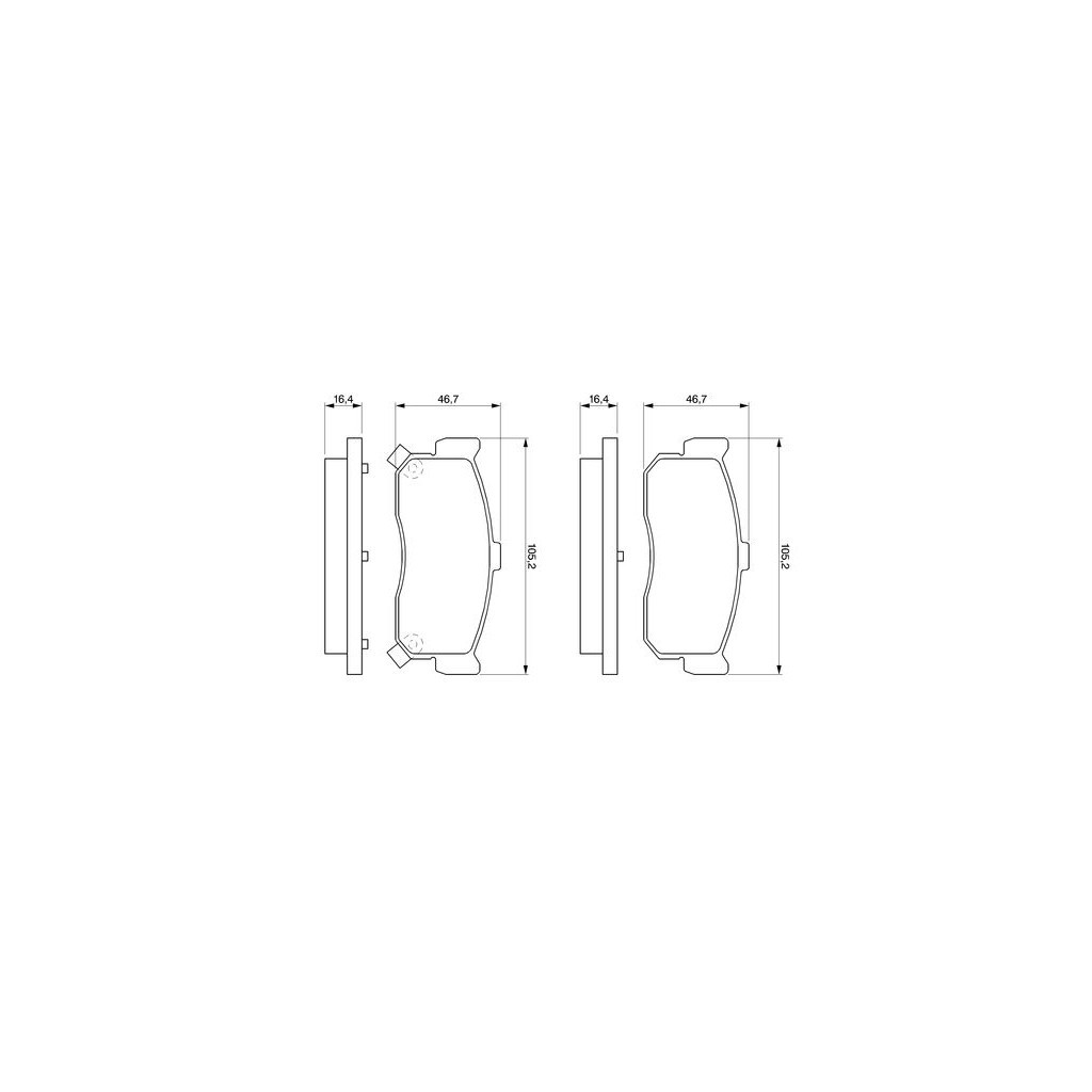 Гальмівні колодки Bosch 0 986 461 144 - зображення 3